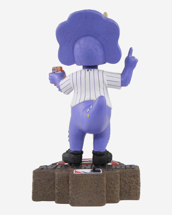 Dinger Colorado Rockies Opening Day Mascot Bobblehead FOCO - FOCO.com