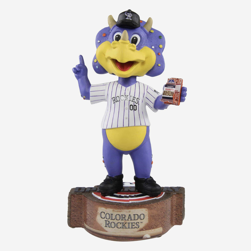 Dinger Colorado Rockies Opening Day Mascot Bobblehead FOCO - FOCO.com