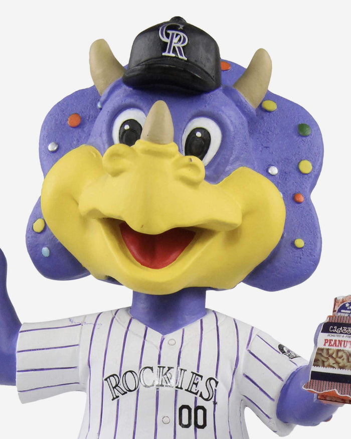 Dinger Colorado Rockies Opening Day Mascot Bobblehead FOCO - FOCO.com