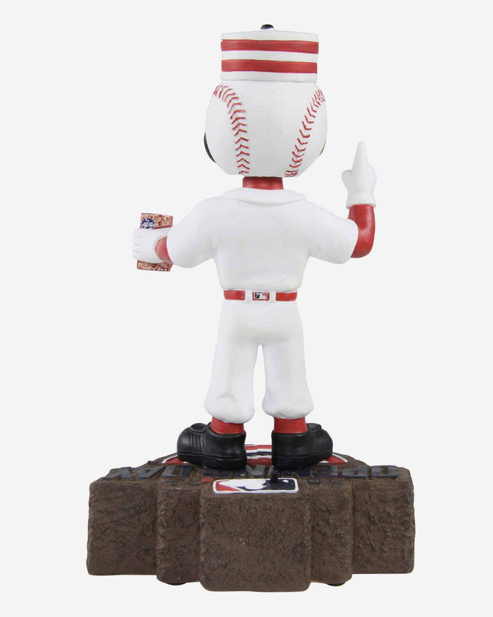 Mr Red Cincinnati Reds Opening Day Mascot Bobblehead FOCO - FOCO.com