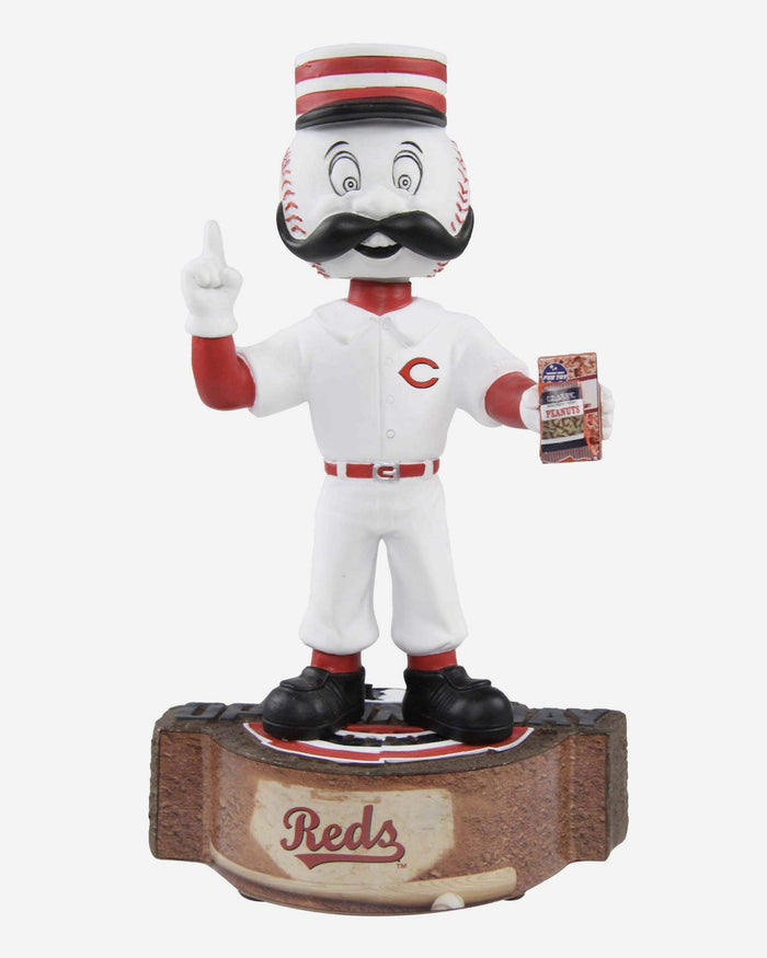 Mr Red Cincinnati Reds Opening Day Mascot Bobblehead FOCO - FOCO.com