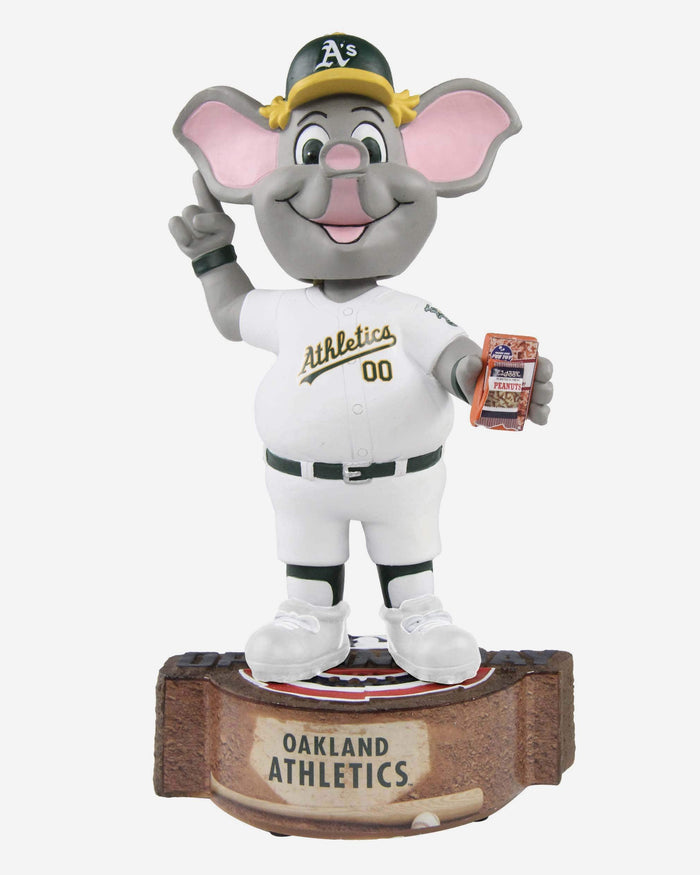 Stomper Oakland Athletics Opening Day Mascot Bobblehead FOCO - FOCO.com