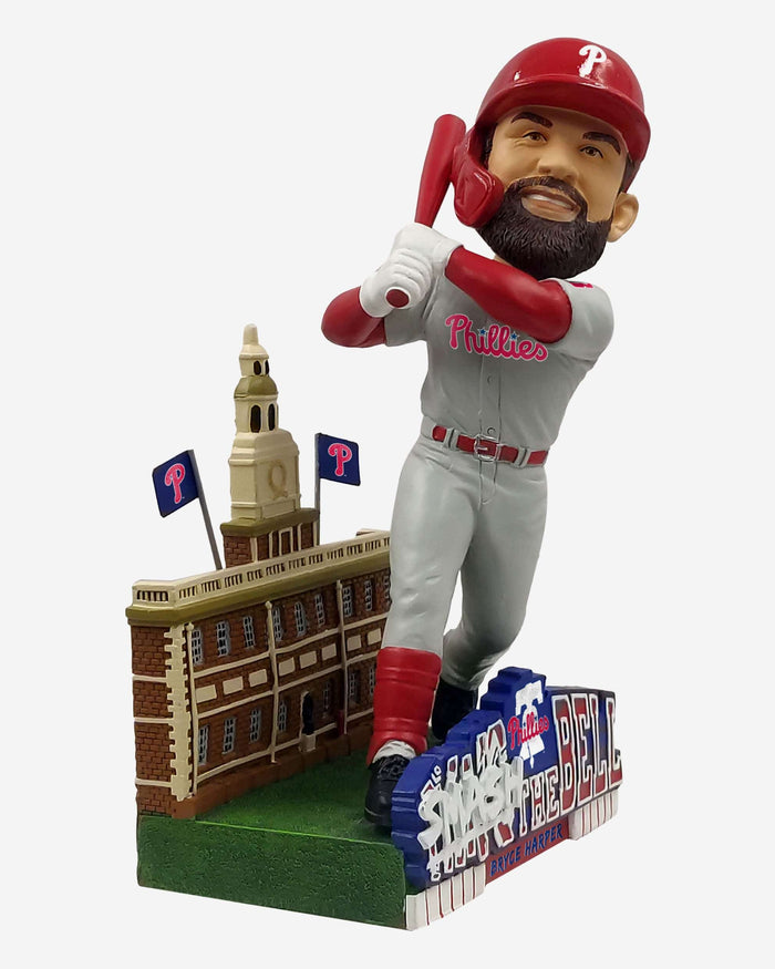 Bryce Harper Philadelphia Phillies Smash The Bell Broad St Bobblehead FOCO - FOCO.com