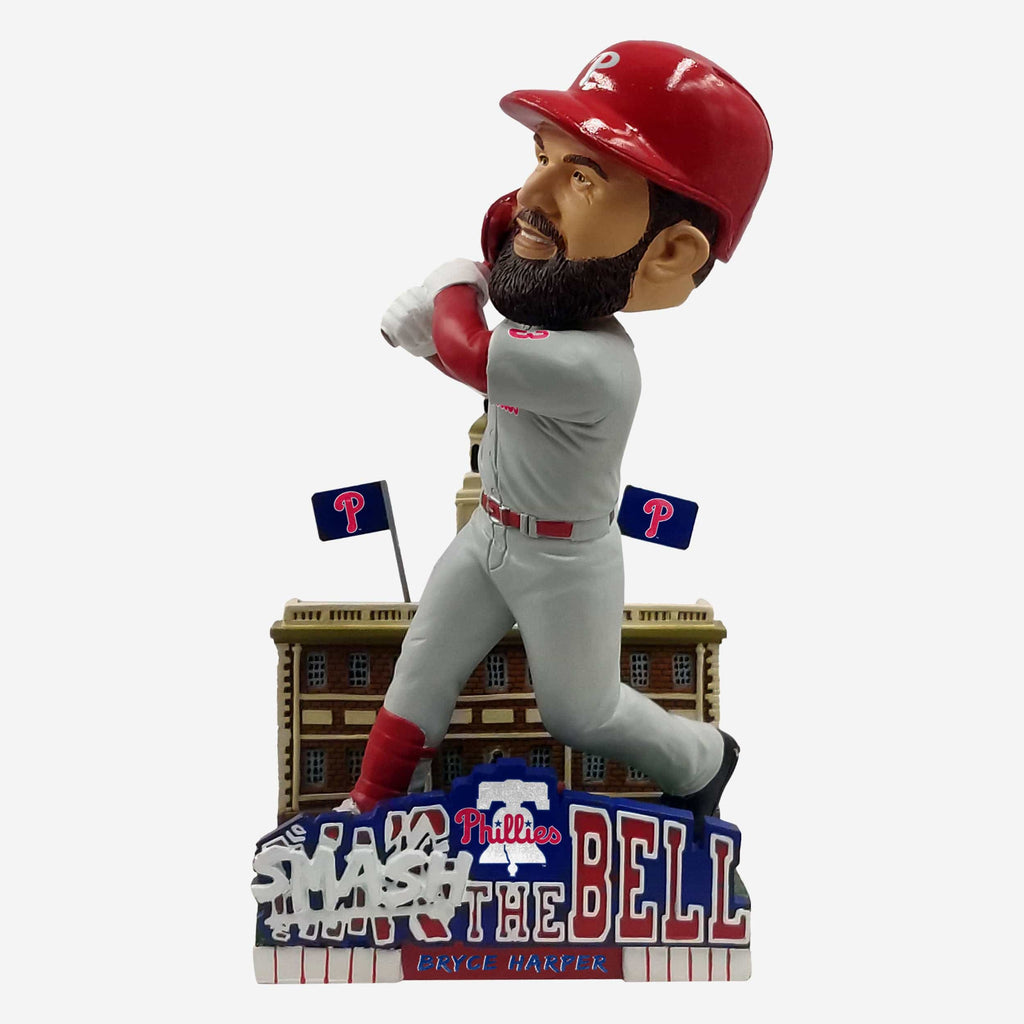 Bryce Harper Philadelphia Phillies Smash The Bell Broad St Bobblehead FOCO - FOCO.com