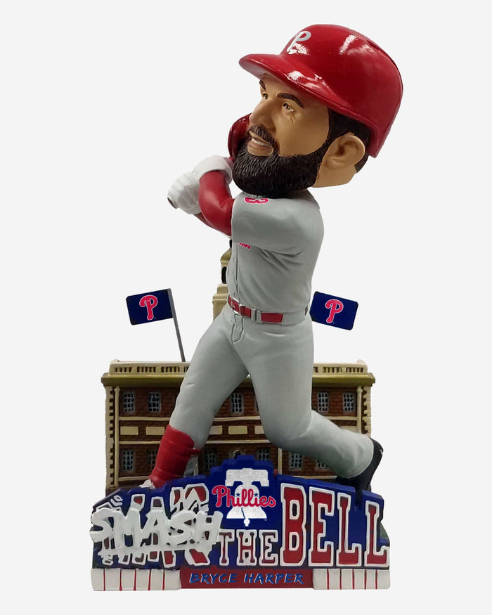 Bryce Harper Philadelphia Phillies Smash The Bell Broad St Bobblehead FOCO - FOCO.com