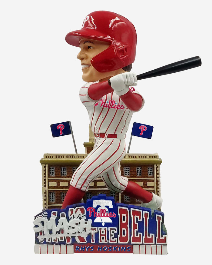 Rhys Hoskins Philadelphia Phillies Smash The Bell Broad St Bobblehead FOCO - FOCO.com