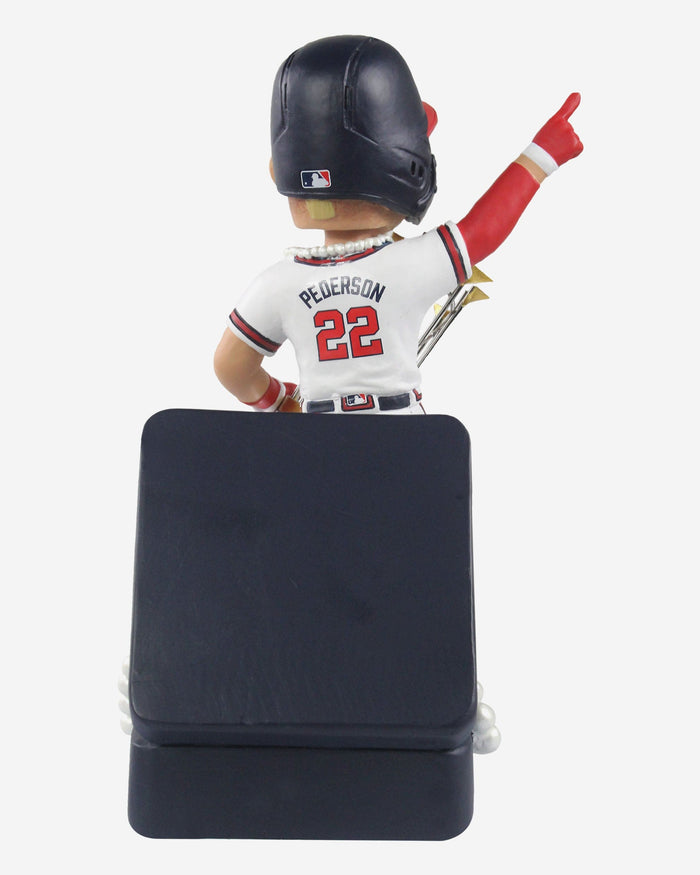 Joc Pederson Atlanta Braves Pearl Necklace Bobblehead FOCO - FOCO.com