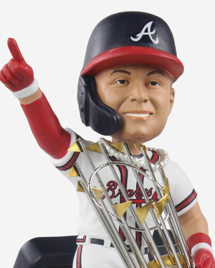 Joc Pederson Atlanta Braves Pearl Necklace Bobblehead FOCO - FOCO.com