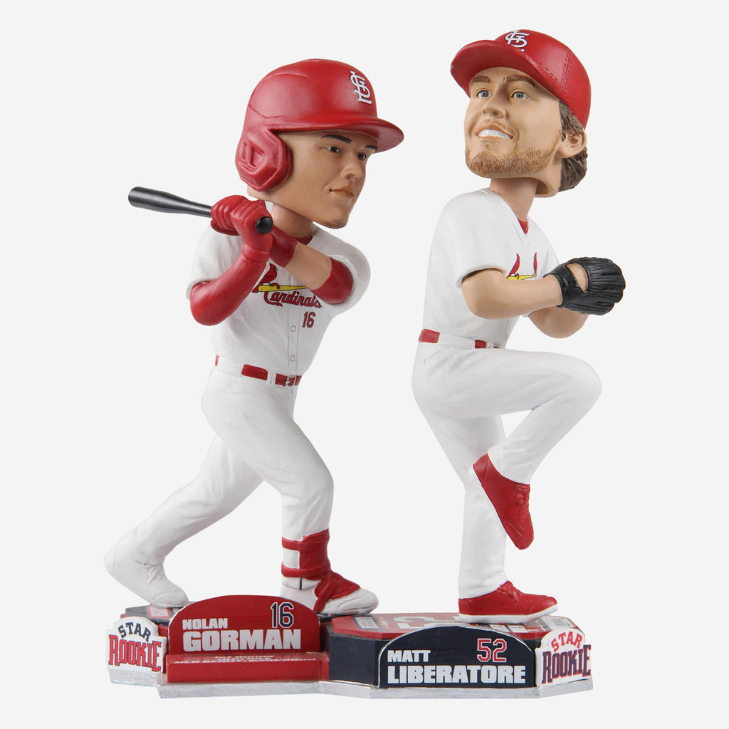 Nolan Gorman & Matthew Liberatore St Louis Cardinals Star Rookie Bobblemate Dual Bobblehead FOCO - FOCO.com