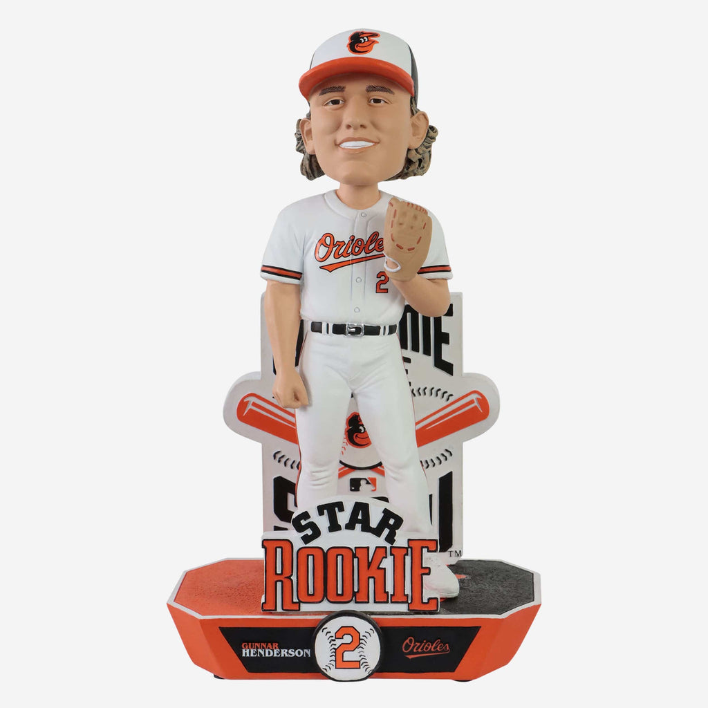 Gunnar Henderson Baltimore Orioles Star Rookie Bobblehead FOCO - FOCO.com