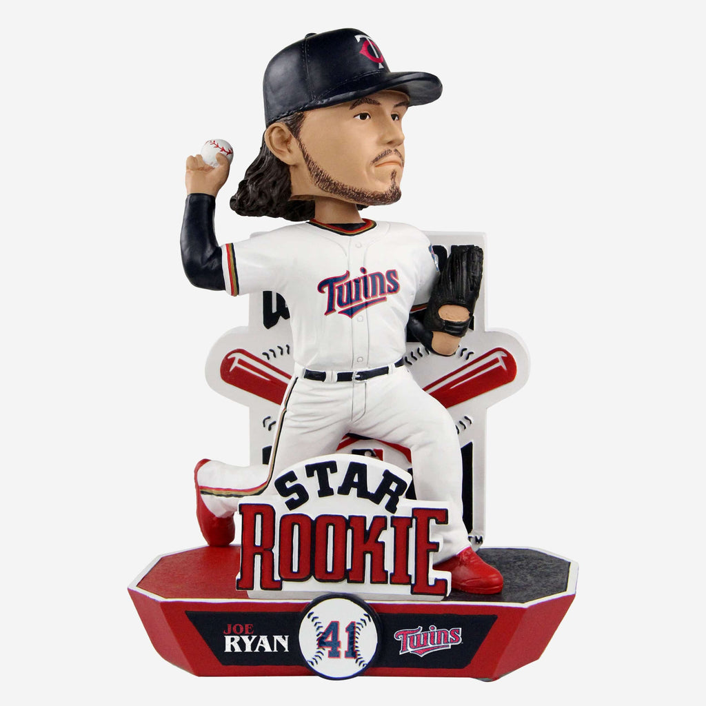 Joe Ryan Minnesota Twins Star Rookie Prospect Bobblehead FOCO - FOCO.com