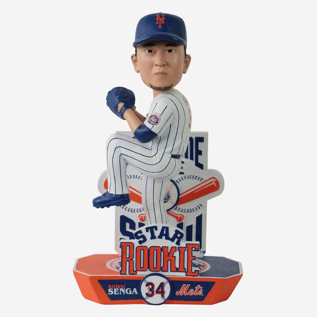 Kodai Senga New York Mets Star Rookie Bobblehead FOCO - FOCO.com