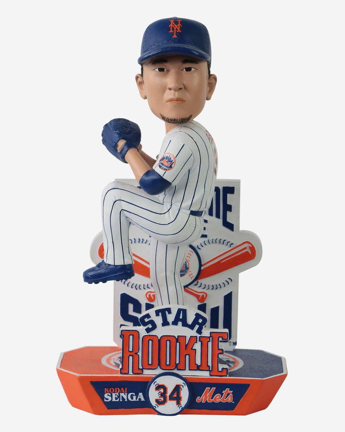 Kodai Senga New York Mets Star Rookie Bobblehead FOCO - FOCO.com