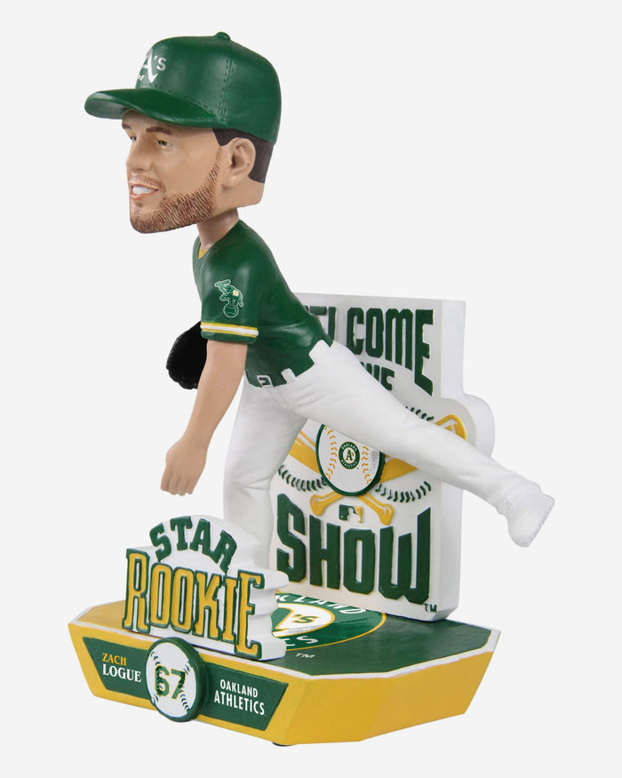 Zach Logue Oakland Athletics Star Rookie Prospect Bobblehead FOCO - FOCO.com