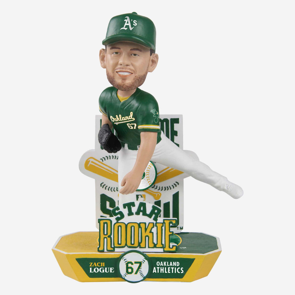 Zach Logue Oakland Athletics Star Rookie Prospect Bobblehead FOCO - FOCO.com