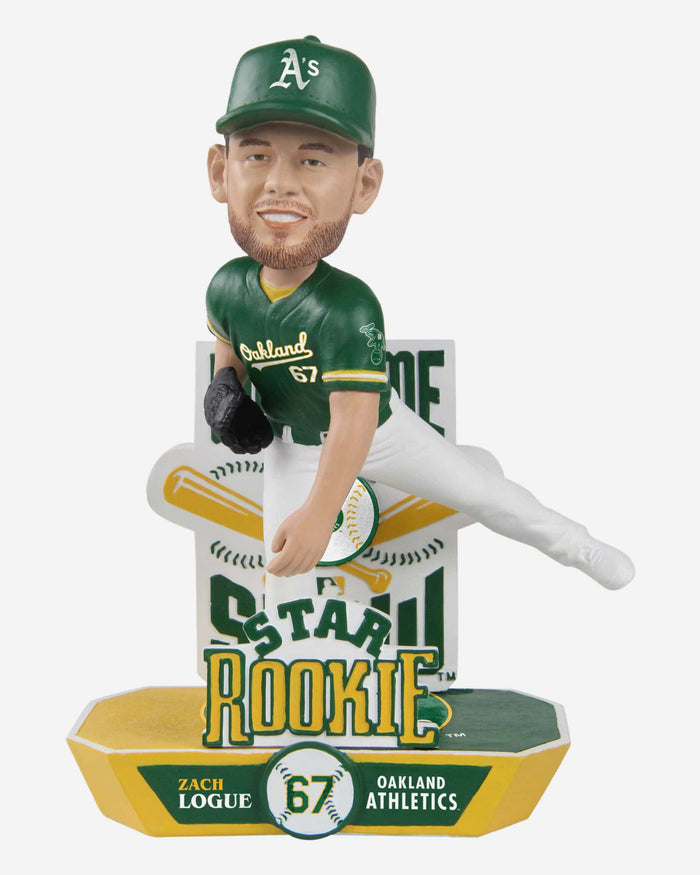 Zach Logue Oakland Athletics Star Rookie Prospect Bobblehead FOCO - FOCO.com