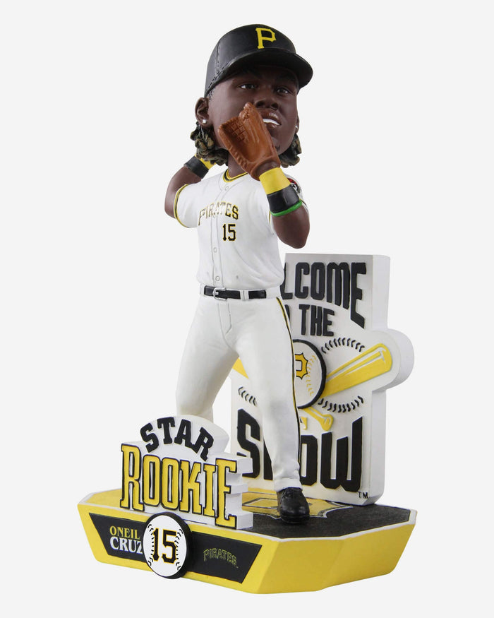 Oneil Cruz Pittsburgh Pirates Star Rookie Prospect Bobblehead FOCO - FOCO.com