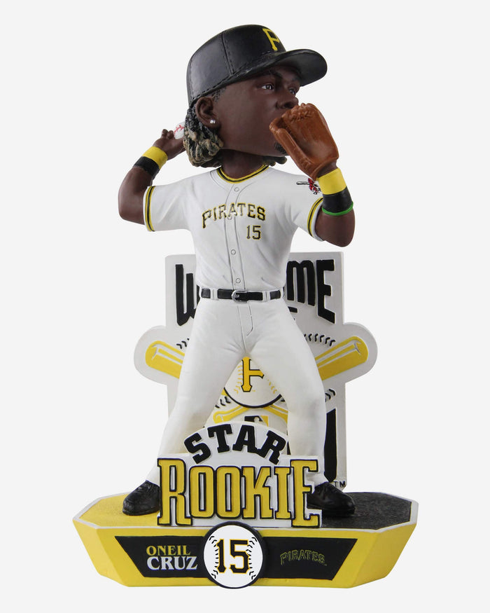 Oneil Cruz Pittsburgh Pirates Star Rookie Prospect Bobblehead FOCO - FOCO.com