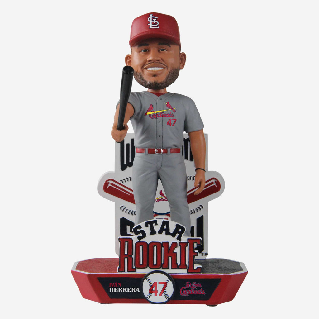 Ivan Herrera St Louis Cardinals Star Rookie Prospect Bobblehead FOCO - FOCO.com
