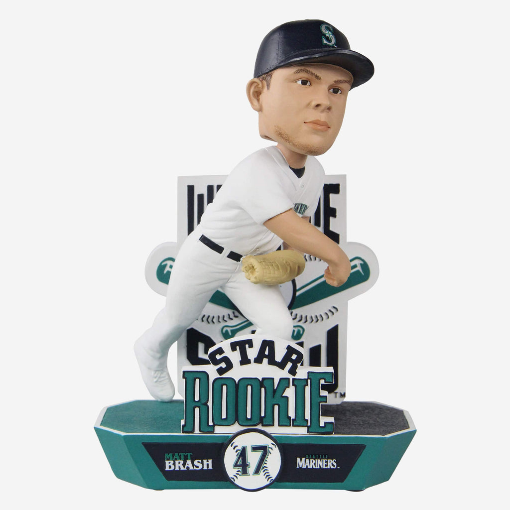 Matt Brash Seattle Mariners Star Rookie Prospect Bobblehead FOCO - FOCO.com