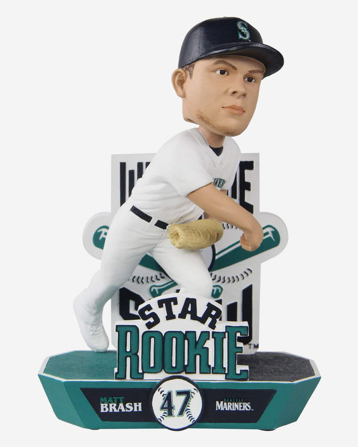 Matt Brash Seattle Mariners Star Rookie Prospect Bobblehead FOCO - FOCO.com