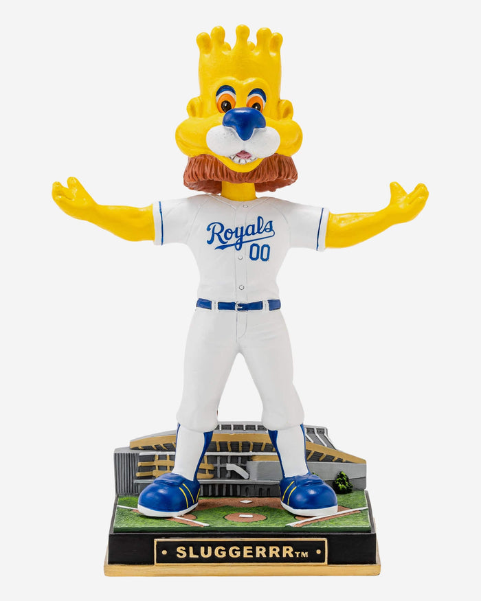 Sluggerrr Kansas City Royals Gate Series Mascot Bobblehead FOCO - FOCO.com