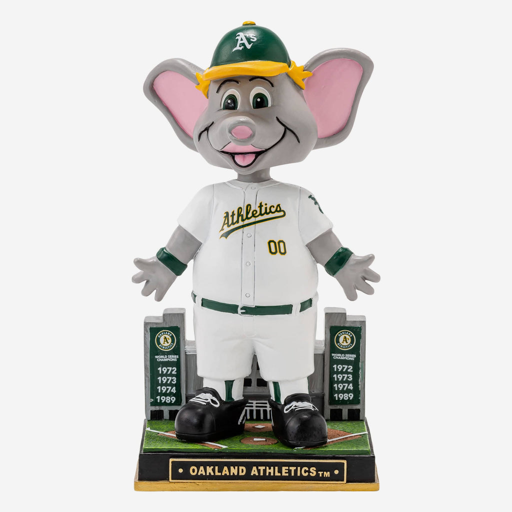 Stomper Oakland Athletics Gate Series Mascot Bobblehead FOCO - FOCO.com