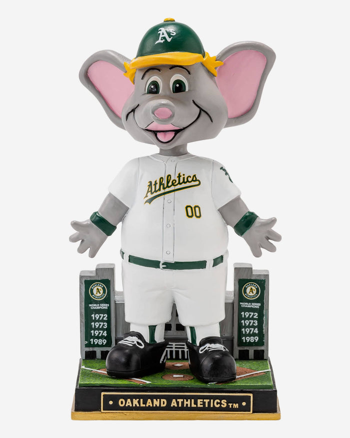 Stomper Oakland Athletics Gate Series Mascot Bobblehead FOCO - FOCO.com