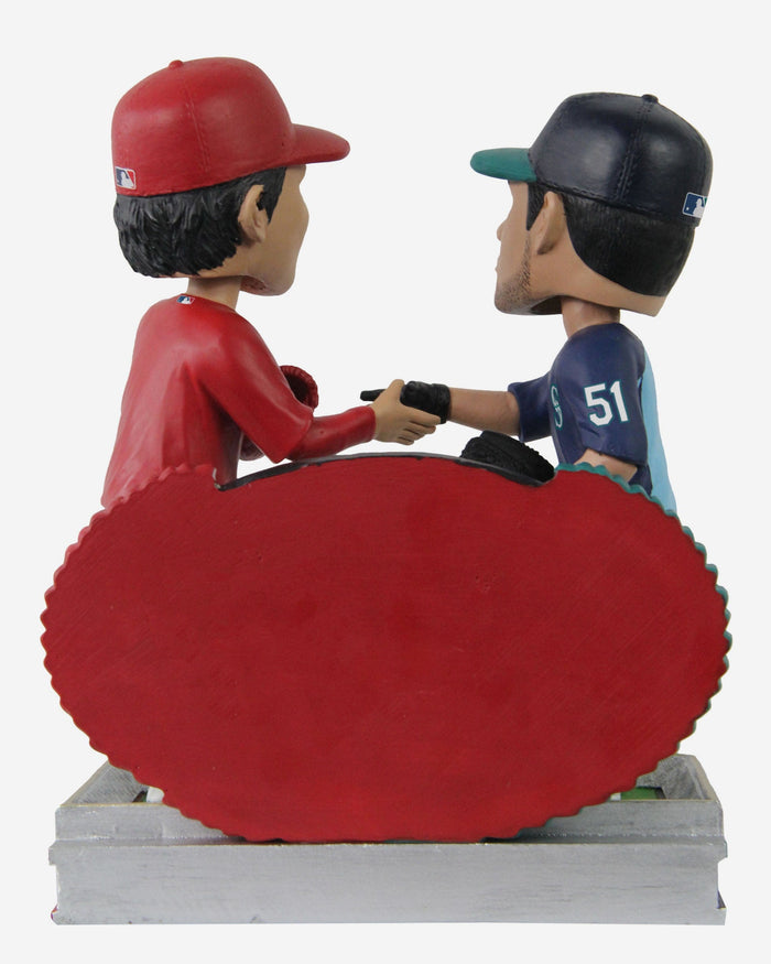 Ichiro Suzuki & Shohei Ohtani Seattle Mariners & Los Angeles Angels 2001 & 2018 AL Rookie Of The Year Dual Bobblehead FOCO - FOCO.com