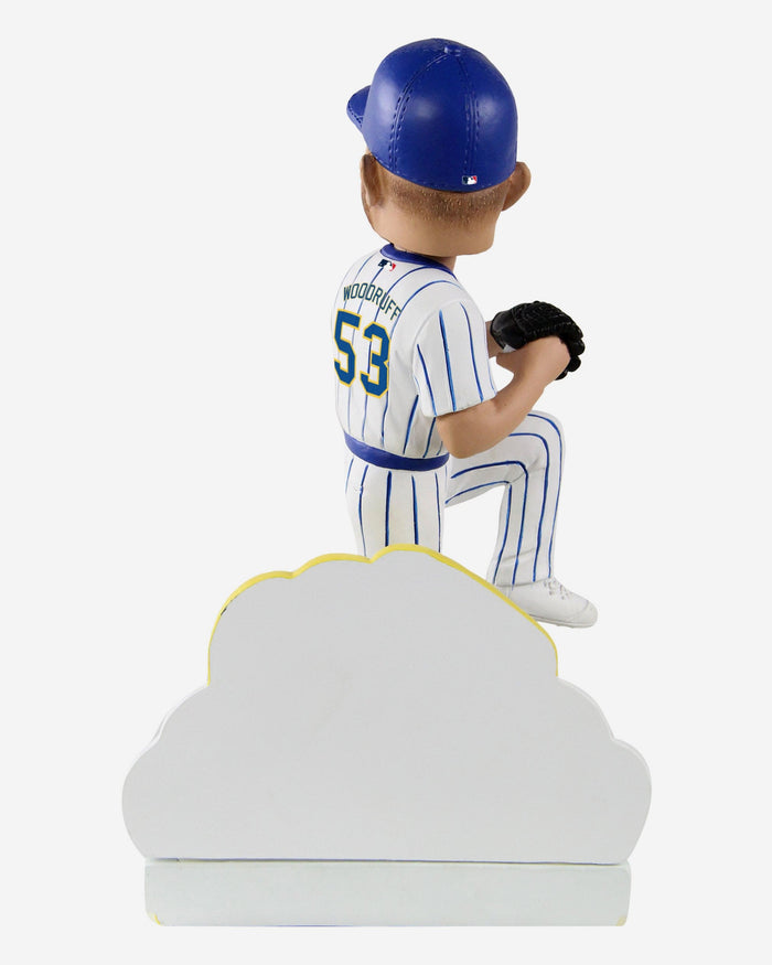 Brandon Woodruff Milwaukee Brewers Retro Jersey Bobblehead FOCO - FOCO.com