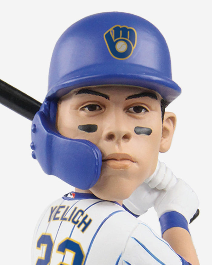 Christian Yelich Milwaukee Brewers Retro Jersey Bobblehead FOCO - FOCO.com