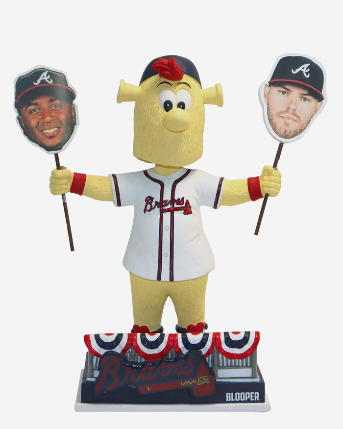 Blooper Atlanta Braves The Show Goes On Mascot Bobblehead FOCO - FOCO.com