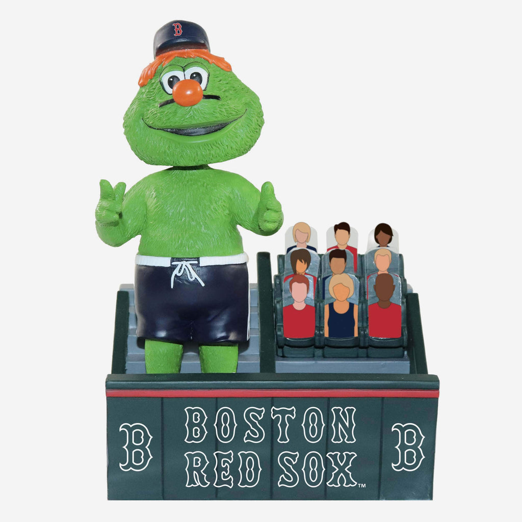 Wally The Green Monster Boston Red Sox The Show Goes On Mascot Bobblehead FOCO - FOCO.com