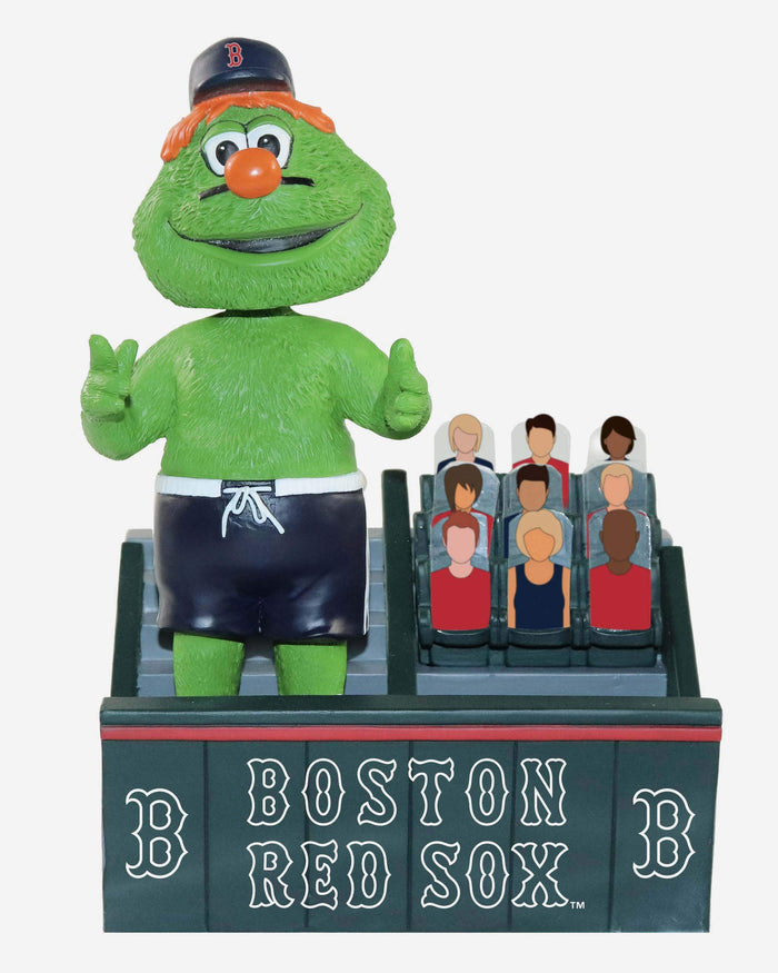 Wally The Green Monster Boston Red Sox The Show Goes On Mascot Bobblehead FOCO - FOCO.com