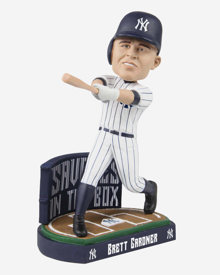 Brett Gardner New York Yankees Savages In The Box Bobblehead FOCO - FOCO.com