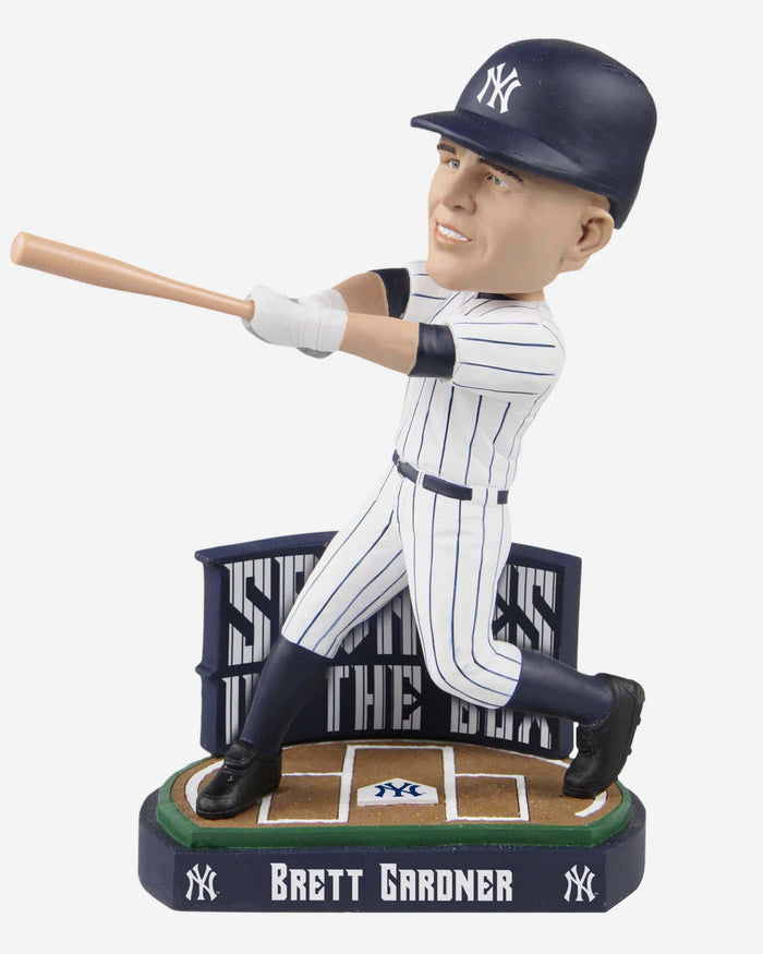 Brett Gardner New York Yankees Savages In The Box Bobblehead FOCO - FOCO.com