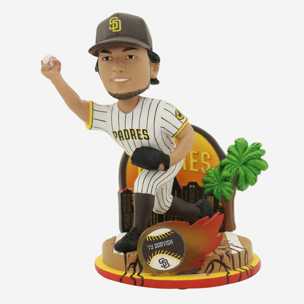 Yu Darvish San Diego Padres Sunset Cityscape Bobblehead FOCO - FOCO.com