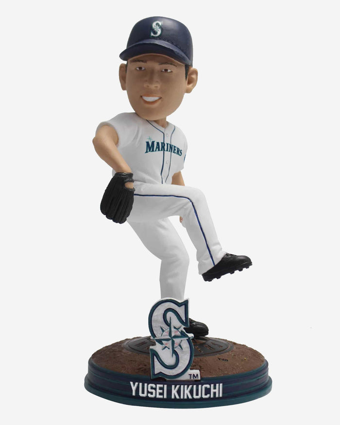 Yusei Kikuchi Seattle Mariners Hidden Ball Bobblehead FOCO - FOCO.com