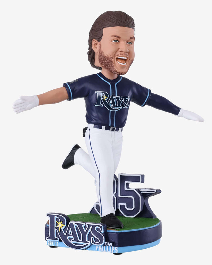 Brett Phillips Tampa Bay Rays Ambassador Walk-Off Celebration Bobblehead FOCO - FOCO.com