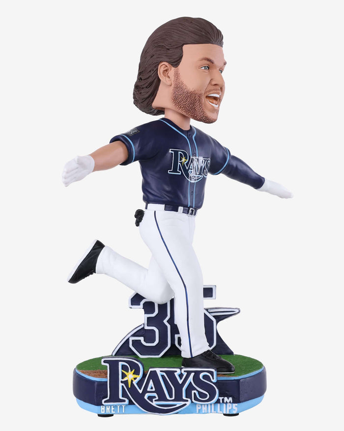 Brett Phillips Tampa Bay Rays Ambassador Walk-Off Celebration Bobblehead FOCO - FOCO.com