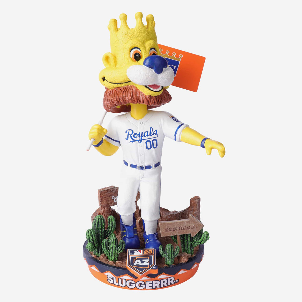 Sluggerrr Kansas City Royals Cactus League Mascot Bobblehead FOCO - FOCO.com