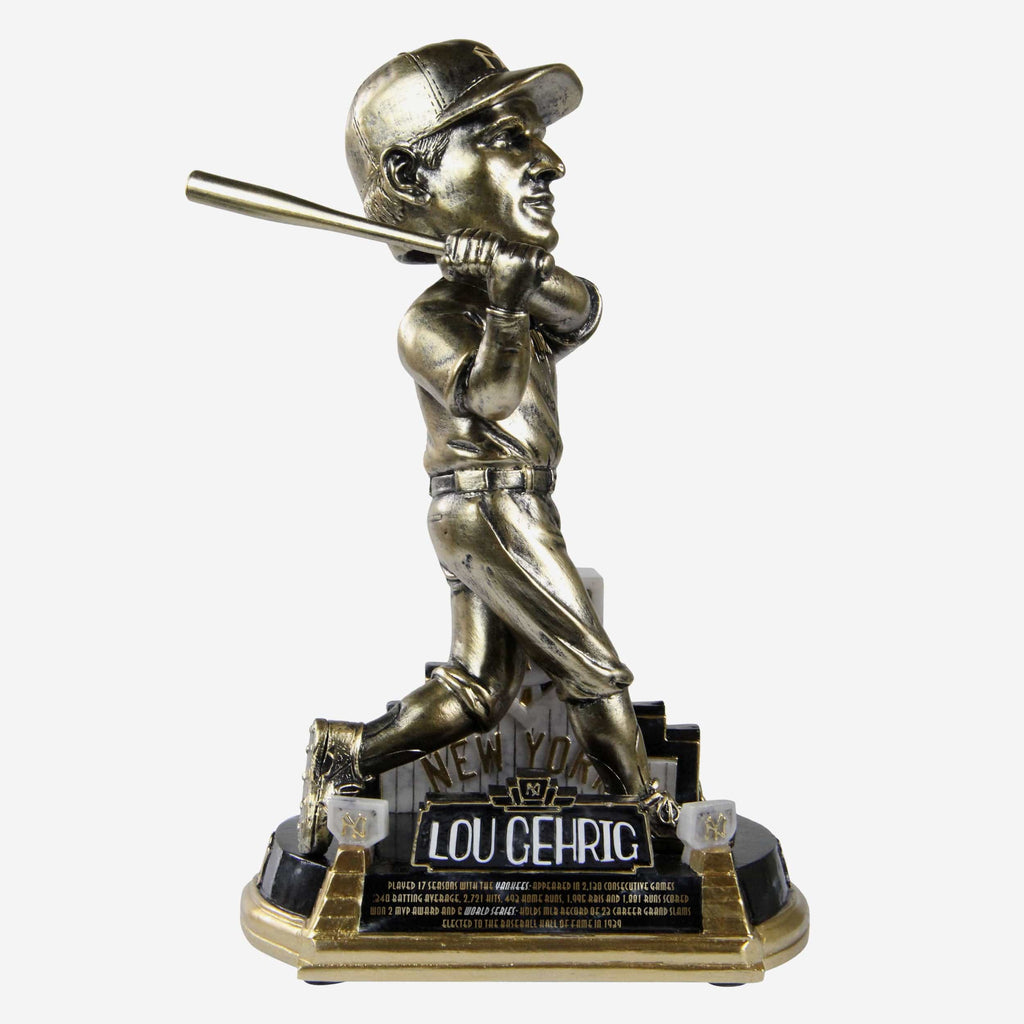 Lou Gehrig New York Yankees Career Stats Bobblehead FOCO - FOCO.com