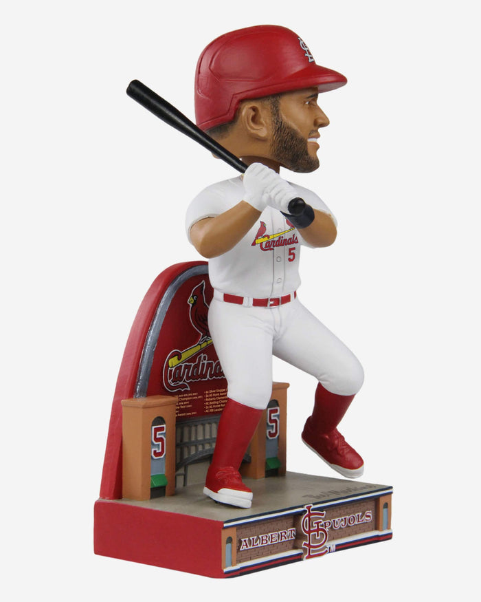 Albert Pujols St Louis Cardinals Career Stats Bobblehead FOCO - FOCO.com