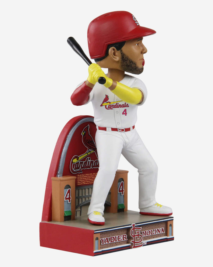 Yadier Molina St Louis Cardinals Career Stats Bobblehead FOCO - FOCO.com