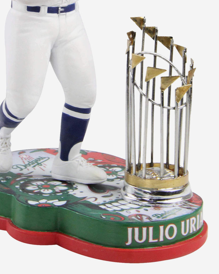 Julio Urias Los Angeles Dodgers 2020 World Series Champions Sugar Skull Bobblehead FOCO - FOCO.com