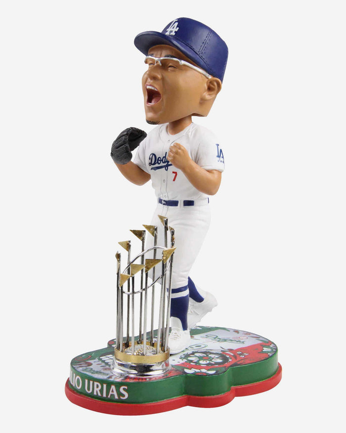 Julio Urias Los Angeles Dodgers 2020 World Series Champions Sugar Skull Bobblehead FOCO - FOCO.com