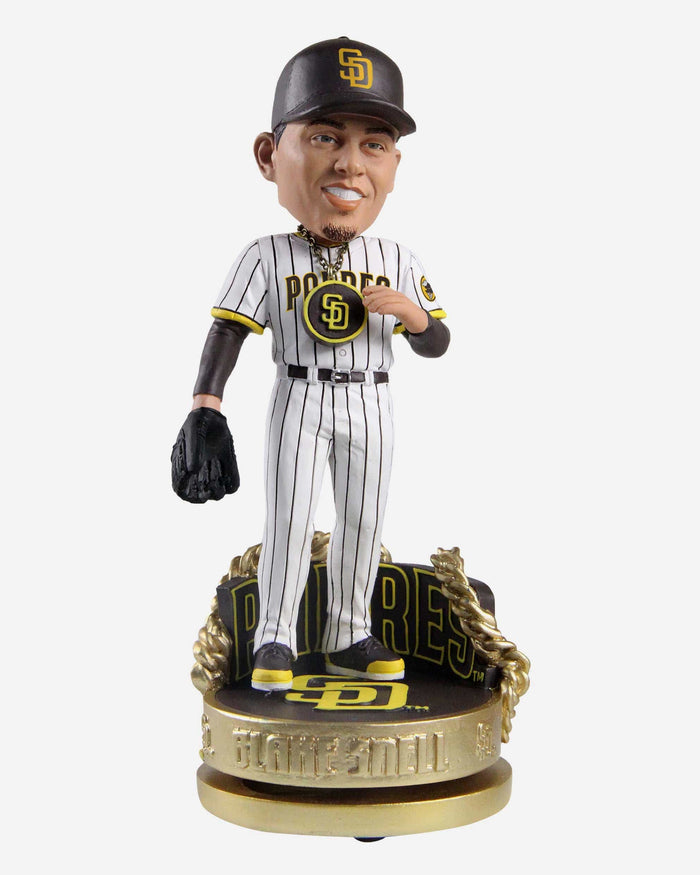 Blake Snell San Diego Padres Swag Chain Bobblehead FOCO - FOCO.com