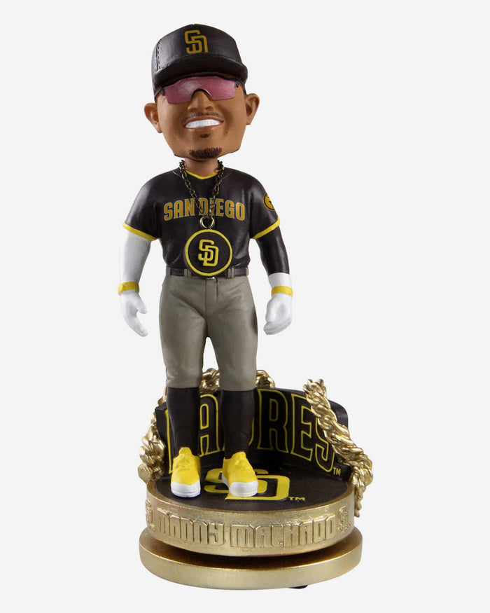 Manny Machado San Diego Padres Swag Chain Bobblehead FOCO - FOCO.com