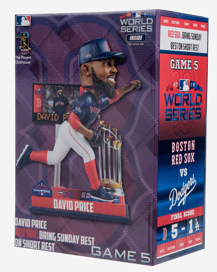 David Price Boston Red Sox World Series Special Moment Bobblehead FOCO - FOCO.com