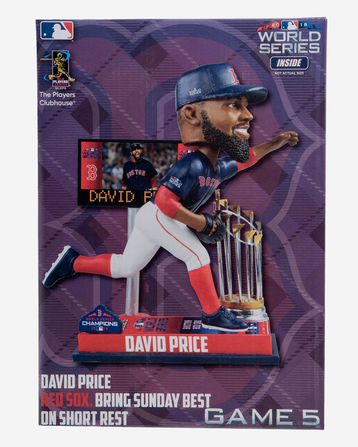 David Price Boston Red Sox World Series Special Moment Bobblehead FOCO - FOCO.com